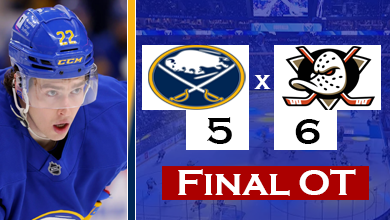 sabresducks65 sabres lose to ducks