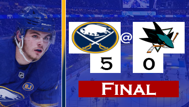sabres defeat sharks